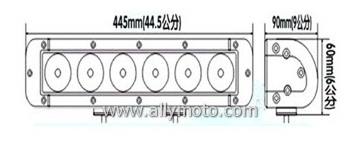 100W LED Light Bar 2067